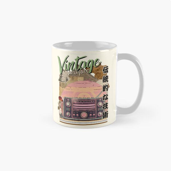Artikelvorschau, Vintage-Antiquitäten-Geräte - Tragbares drahtloses Radio im alten Stil entworfen und verkauft von Designs-Labs.