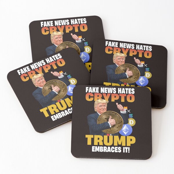 Item preview, Fake News Hates Crypto Trump Embraces It! designed and sold by lovelyq1.