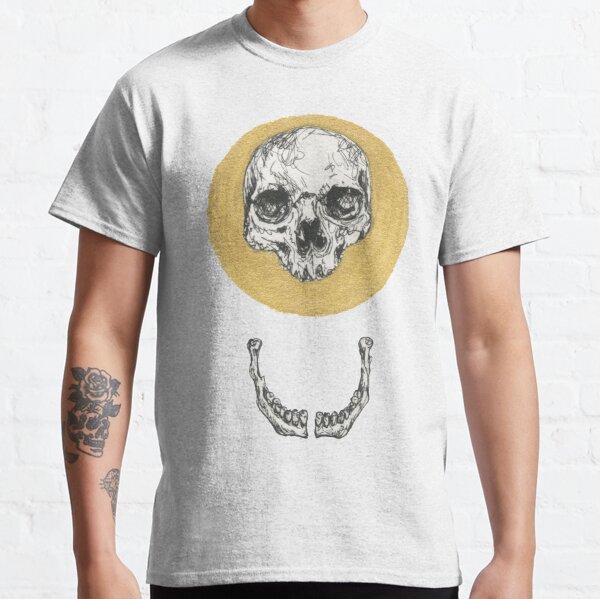 Gold Circle Skull and Jaw Classic T-Shirt