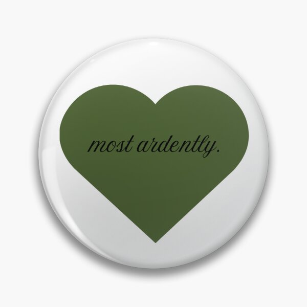 Item preview, Pride and Prejudice Most Ardently Heart designed and sold by Book Lovers Design CO..