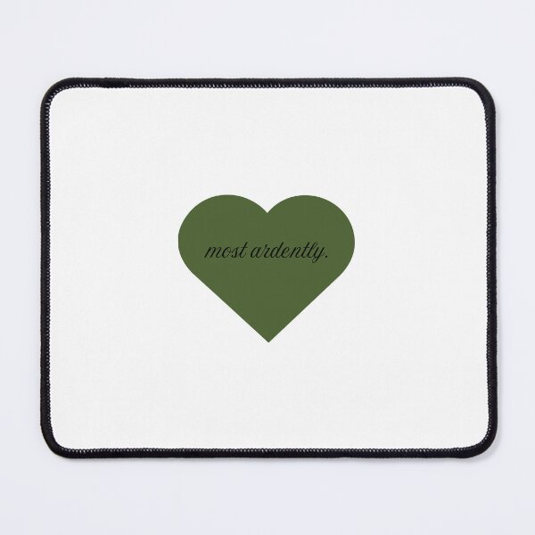 Item preview, Pride and Prejudice Most Ardently Heart designed and sold by Book Lovers Design CO..
