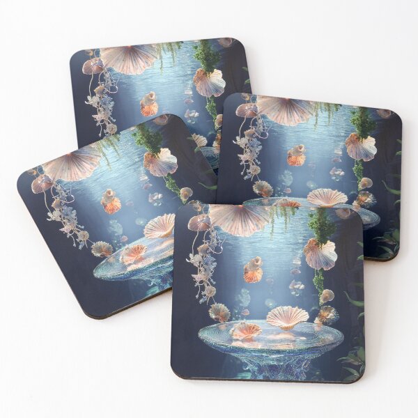 Item preview, Surreal Underwater Restaurant | Organic Dining Table and Chairs designed and sold by yinyuecreation.