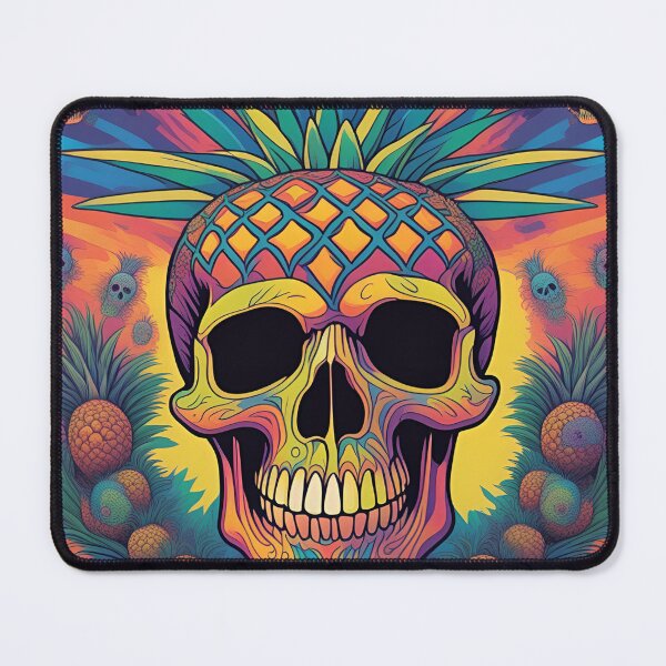 Item preview, Groovy Pineapple Skull designed and sold by take2666.