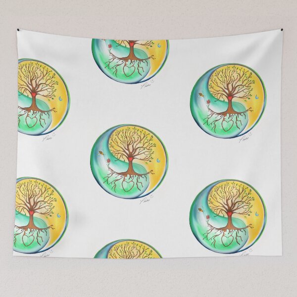 Item preview, The ying and the Yang, balance and love for the planet designed and sold by Pascale Breton.