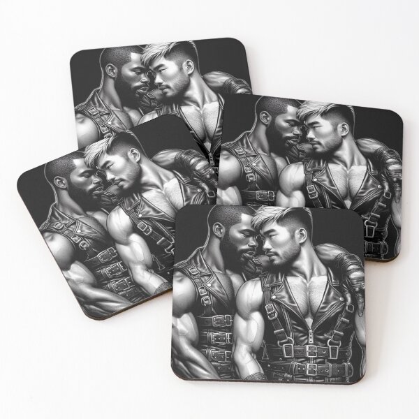 Item preview, Gay Leather Daddies Tokyo Together Leder Pride Maverick Graphic Design designed and sold by ItsAKinkThing.