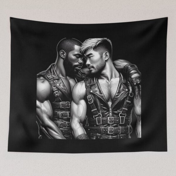 Item preview, Gay Leather Daddies Tokyo Together Leder Pride Maverick Graphic Design designed and sold by ItsAKinkThing.