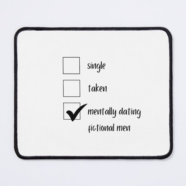 Item preview, Mentally Dating Fictional Men designed and sold by edithbooks.