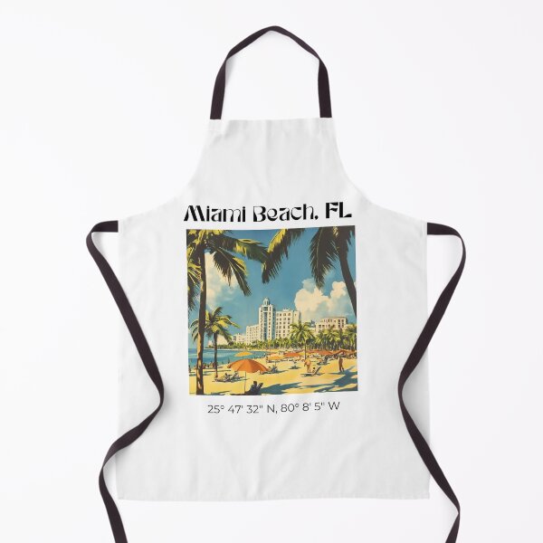 Item preview, GPS Coordinates, Miami Beach, FL designed and sold by WhimsiesandWow.