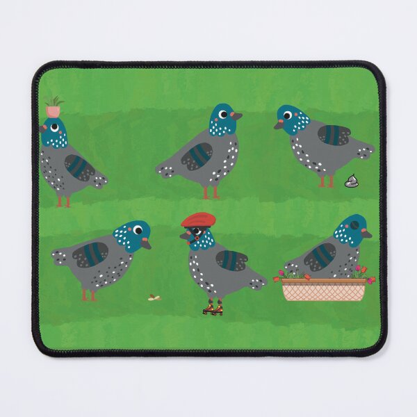 Item preview, Pigeons in Green designed and sold by jesscargill.