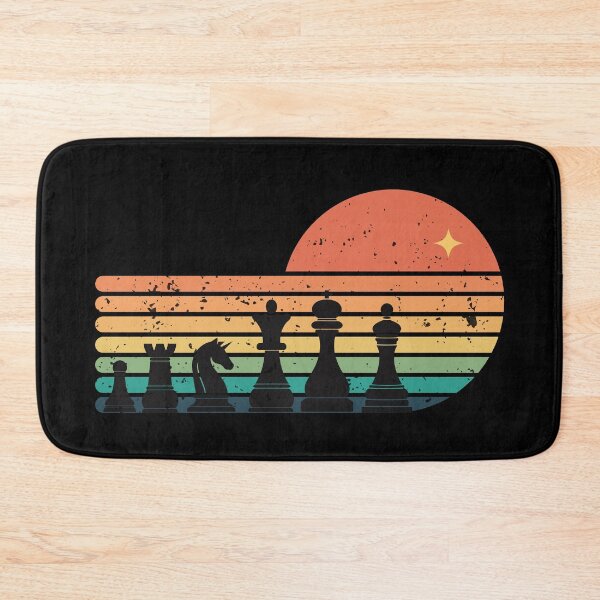 Item preview, Vintage Retro Sunset Chess T-shirt designed and sold by Trixtee.