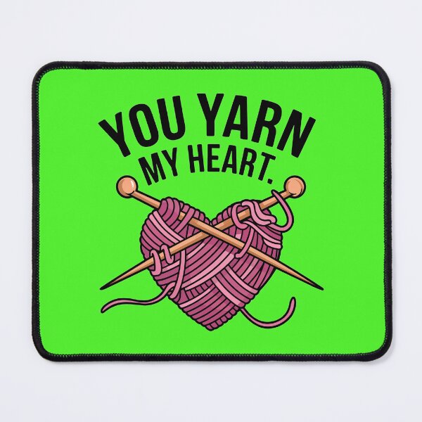 Item preview, You Yarn My Heart - Cute Knitting Design designed and sold by seelya83.