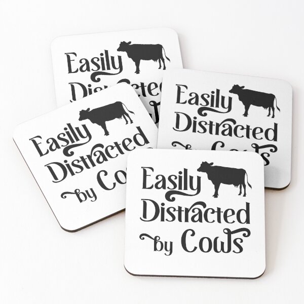 Item preview, Easily Distracted By Cows designed and sold by coolfuntees.