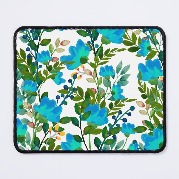 Blue #redbubble #decor #buyart Mouse Pad