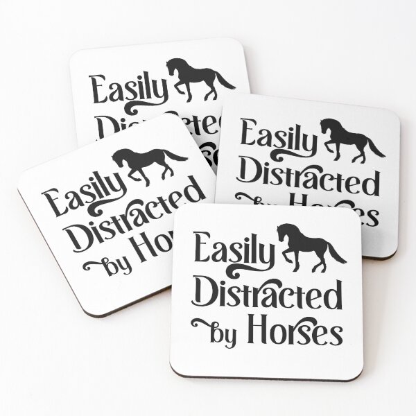 Item preview, Easily Distracted By Horses designed and sold by coolfuntees.