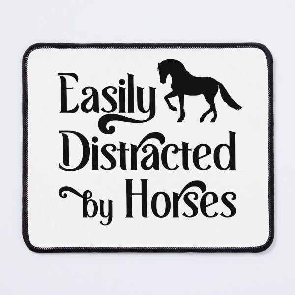 Item preview, Easily Distracted By Horses designed and sold by coolfuntees.
