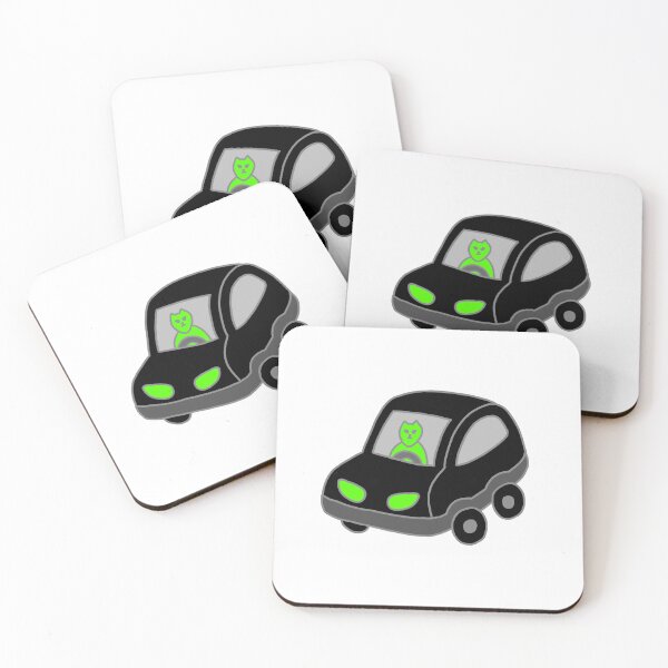 Item preview, an alien in the black car designed and sold by superbaechoo.