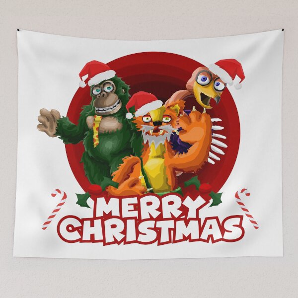 Item preview, Christmas Willy's Wonderland Animatronics - Holiday Design designed and sold by MechanicalART.