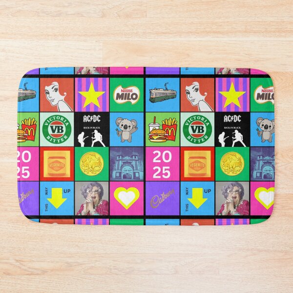 Item preview, POP ART BOARD #2 - ICONIC AUSTRALIA - VIC designed and sold by AASparksDesigns.