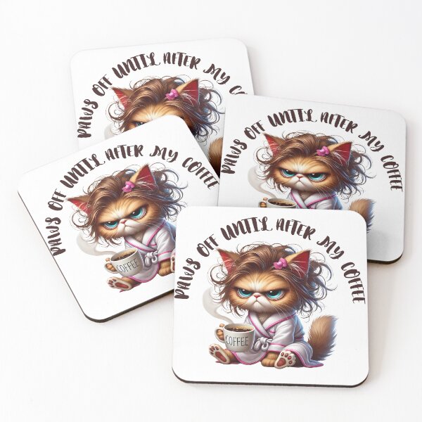 Item preview, Paws off until after Coffee designed and sold by ladykayg.