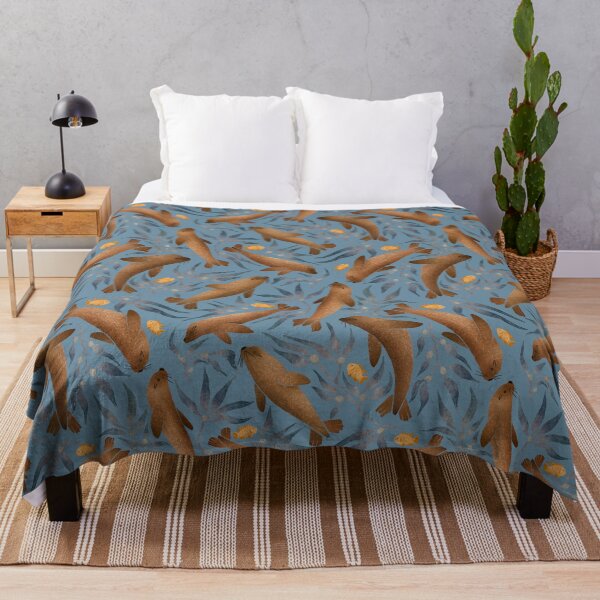 Artikelvorschau, Kelp Forrest Hellblau entworfen und verkauft von smoothfoxill.