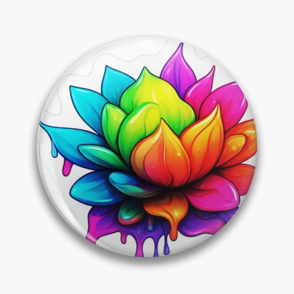 Item preview, Flowers melting like wax or ice cream sticker design  designed and sold by InsightA.