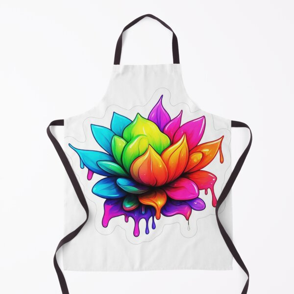 Item preview, Flowers melting like wax or ice cream sticker design designed and sold by InsightA.