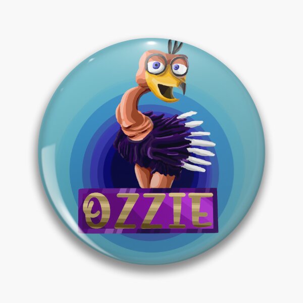 Item preview, Willy's Wonderland: Ozzie the ostrich logo cartoon designed and sold by MechanicalART.