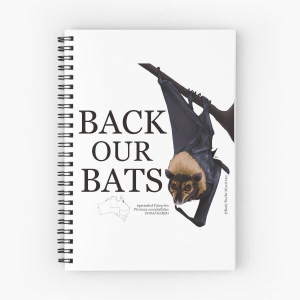 Item preview, Back Our Bats: Spectacled Flying-fox designed and sold by KarlyFMixedArts.