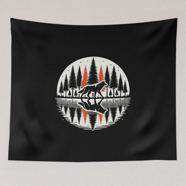 Item preview, Graphic Design: Wolf Forest, Wildlife, and Outdoor Nature Adventures designed and sold by love3617.