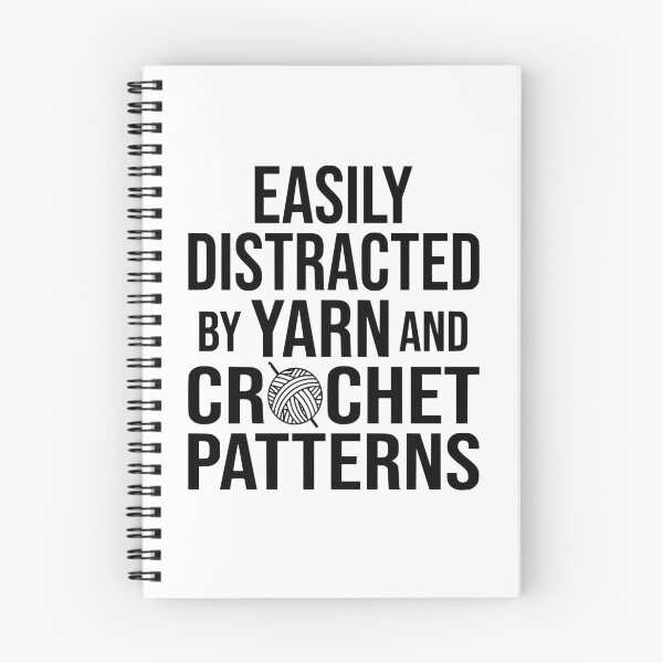 Item preview, Easily Distracted By Yarn And Crochet Patterns designed and sold by coolfuntees.