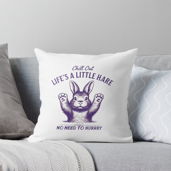 Item preview, Chill Out! Life’s a Little Hare – Relaxed Rabbit Design designed and sold by Colorful-Garden.