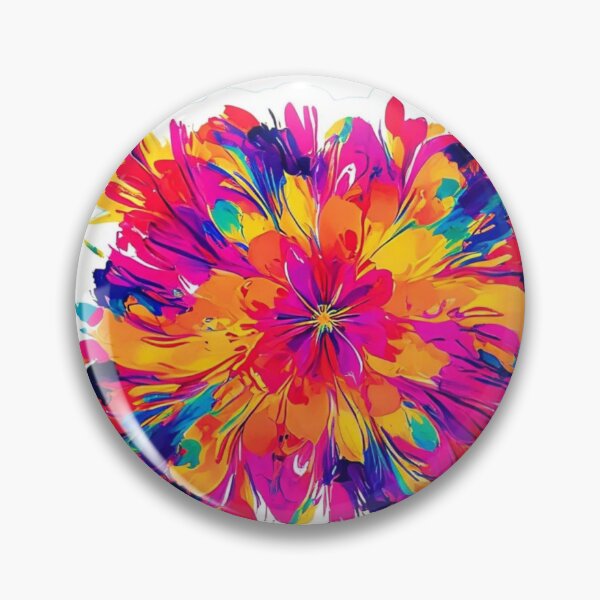 Item preview, Abstract floral pattern sticker design  designed and sold by InsightA.