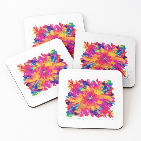 Item preview, Abstract floral pattern sticker design  designed and sold by InsightA.