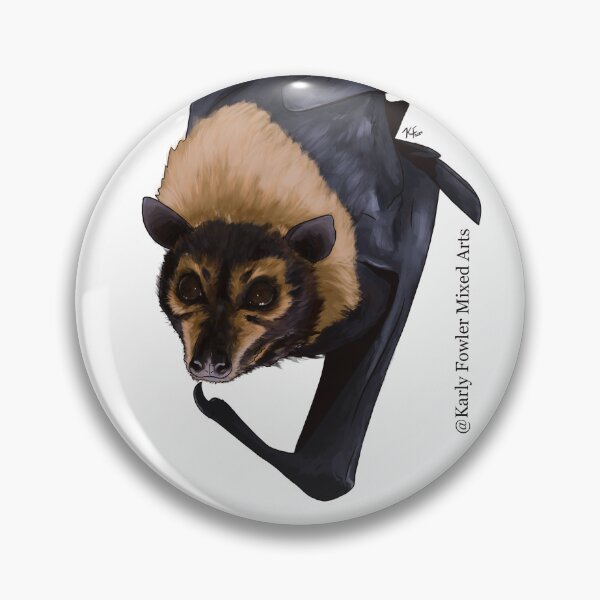 Item preview, Back Our Bats: Spectacled Flying-fox - no text designed and sold by KarlyFMixedArts.