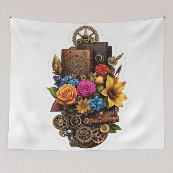 Item preview, Harmony in Bloom sticker design  designed and sold by InsightA.