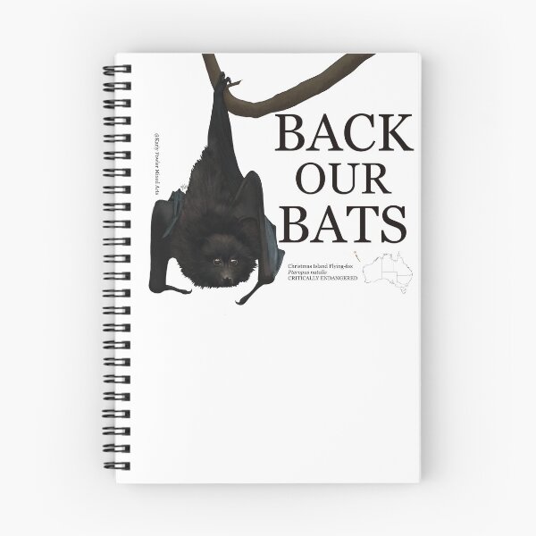 Item preview, Back Our Bats: Christmas Island Flying-fox designed and sold by KarlyFMixedArts.