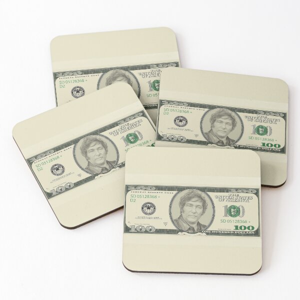 Item preview, Javier Milei Featured on a Dollar Bill designed and sold by MechanicalART.