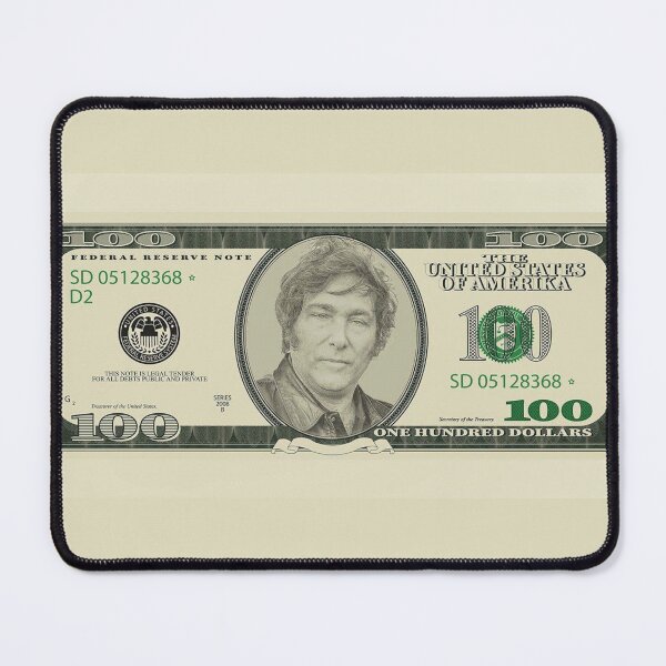 Item preview, Javier Milei Featured on a Dollar Bill designed and sold by MechanicalART.