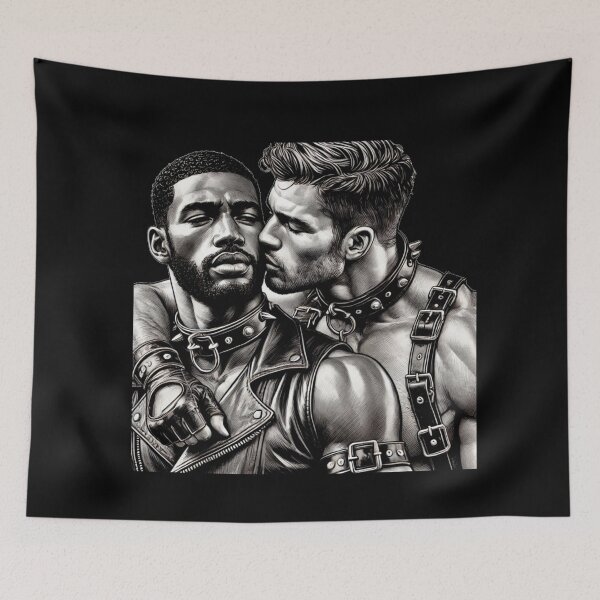 Item preview, Gay Leather Daddies Deep Soul Leder Pride Maverick Graphic Design designed and sold by ItsAKinkThing.