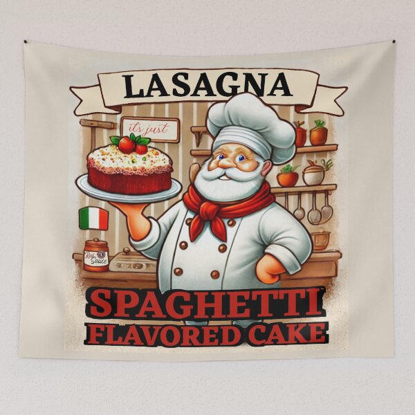 Item preview, Lasagna is Spaghetti Flavored Cake designed and sold by FunandWhimsy.