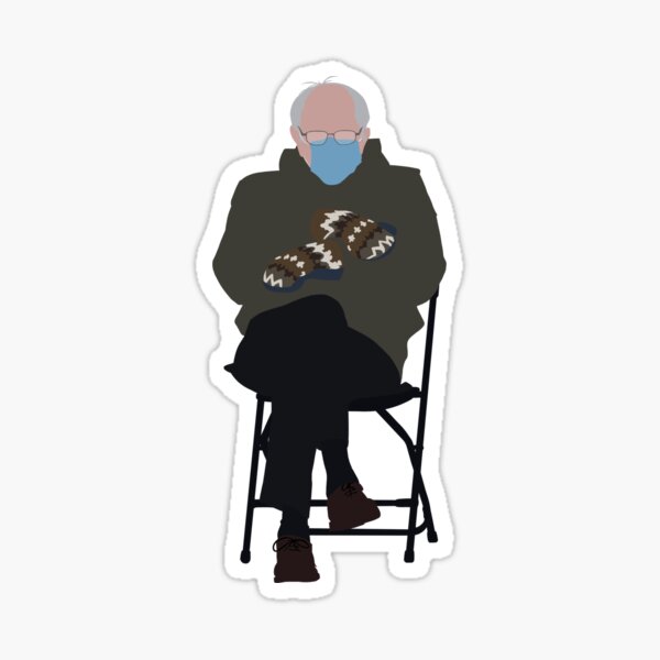 Artikel-Vorschau von Bernie Sanders Fäustlinge, designt und verkauft von Olivia Powell Designs.