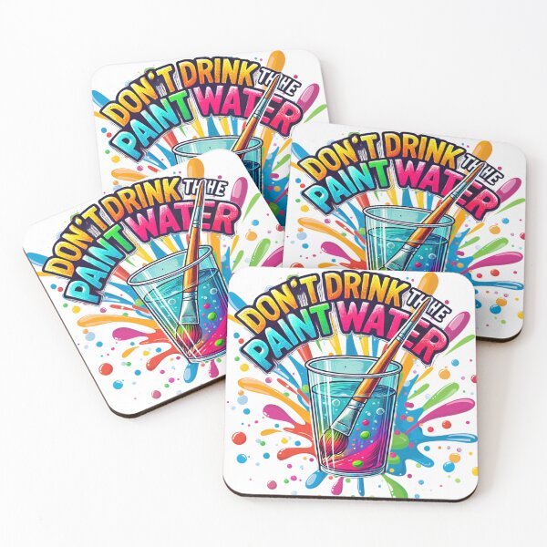 Artikelvorschau, Trinken Sie das Farbwasser nicht entworfen und verkauft von Artful Creations Shop.