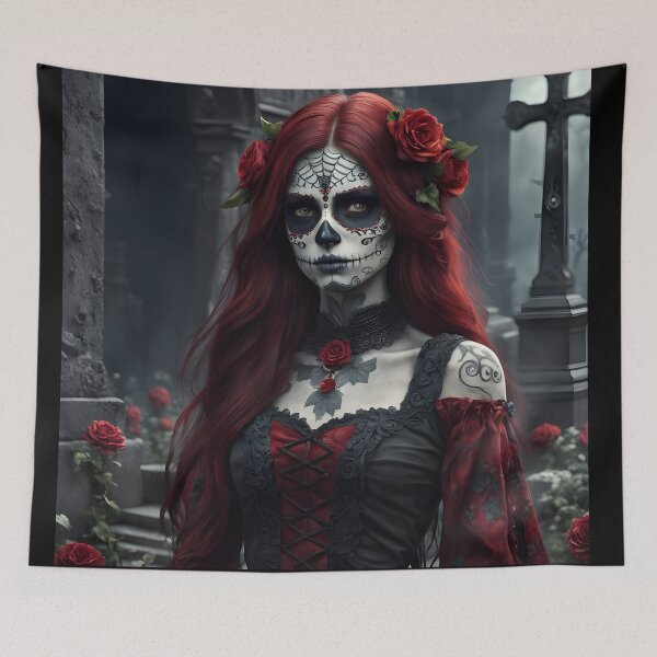 Item preview, Sugar skull women designed and sold by GothicRubette.