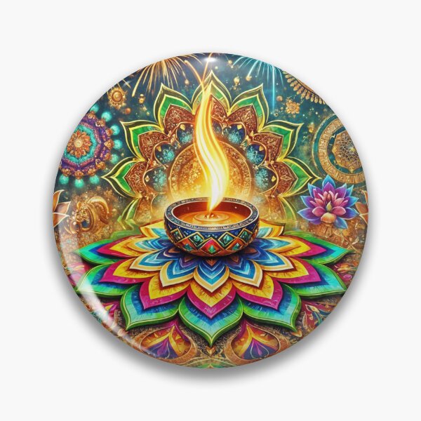 Artikelvorschau, Indisches Neujahrsfest: Rangoli und Diyas entworfen und verkauft von Bilikaru.