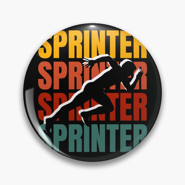 Item preview, Retro Sprinter Runner designed and sold by NoodleDoodleCo.