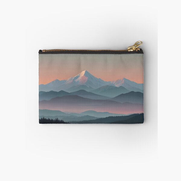 Item preview, A serene mountain landscape at sunrise designed and sold by johndesignwaves.