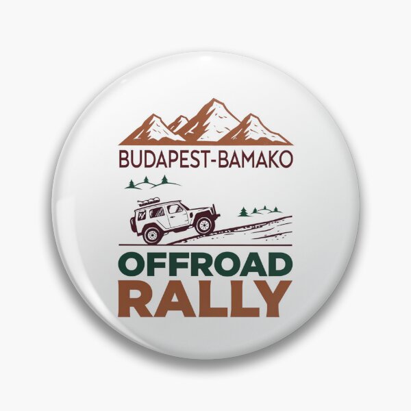 Item preview, Budapest-Bamako 2025 Offroad Rally Adventure Design designed and sold by Colorful-Garden.
