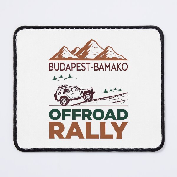 Item preview, Budapest-Bamako 2025 Offroad Rally Adventure Design designed and sold by Colorful-Garden.