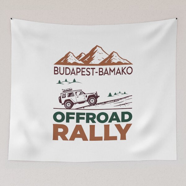 Item preview, Budapest-Bamako 2025 Offroad Rally Adventure Design designed and sold by Colorful-Garden.