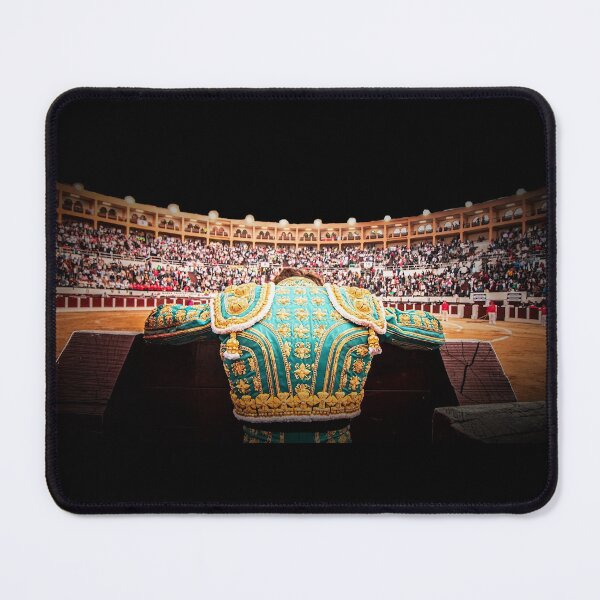 Item preview, Bullfighter in plaza de toro praying designed and sold by Fanaticos.